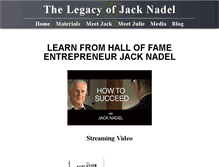 Tablet Screenshot of jacknadel.com